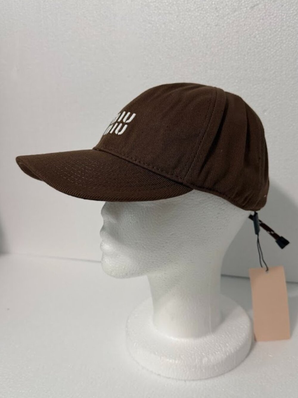 Unisex Brown Minimalist Adjustable Cap Streetwear Aesthetic Rope Strap Hat - Picture 5 of 6